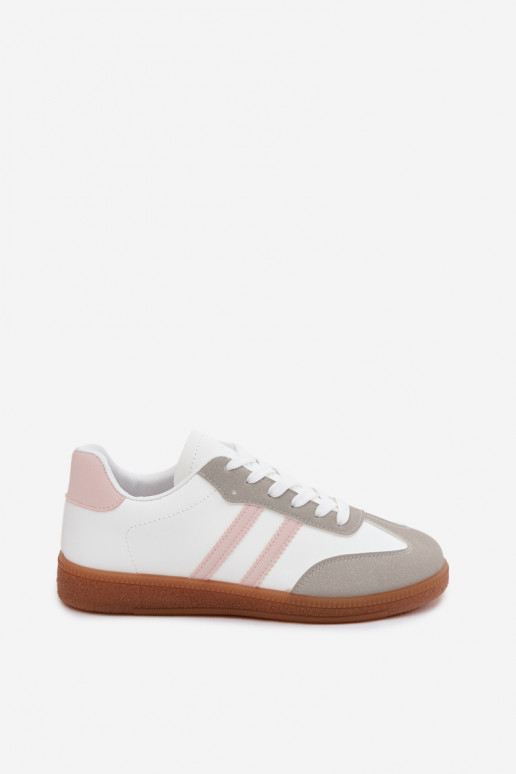 Sneakers bianchi e rosa Seabell