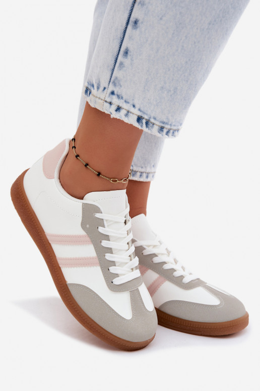 Sneakers bianchi e rosa Seabell