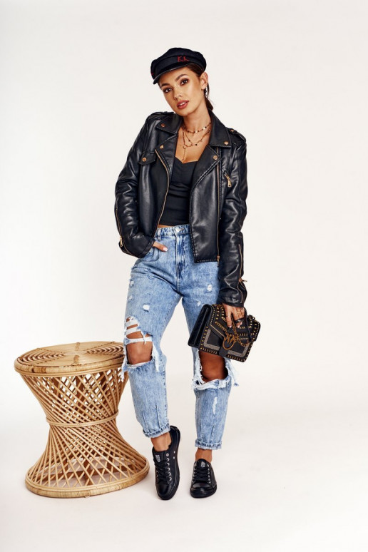 Sneakers in pelle da donna Big Star nere