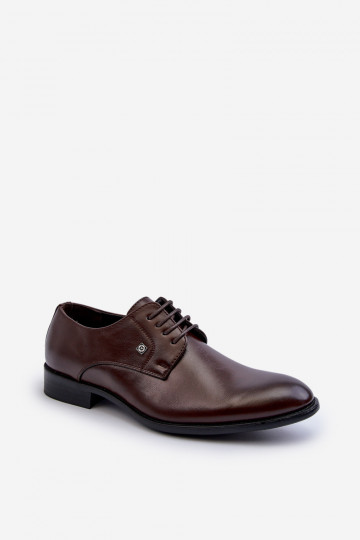 per uomo Stile elegante scarpe colore marrone Jenavee