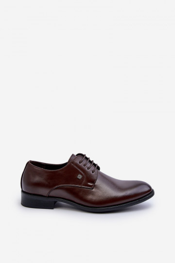 per uomo Stile elegante scarpe colore marrone Jenavee 2
