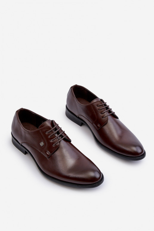 Scarpe eleganti da uomo marroni Jenavee