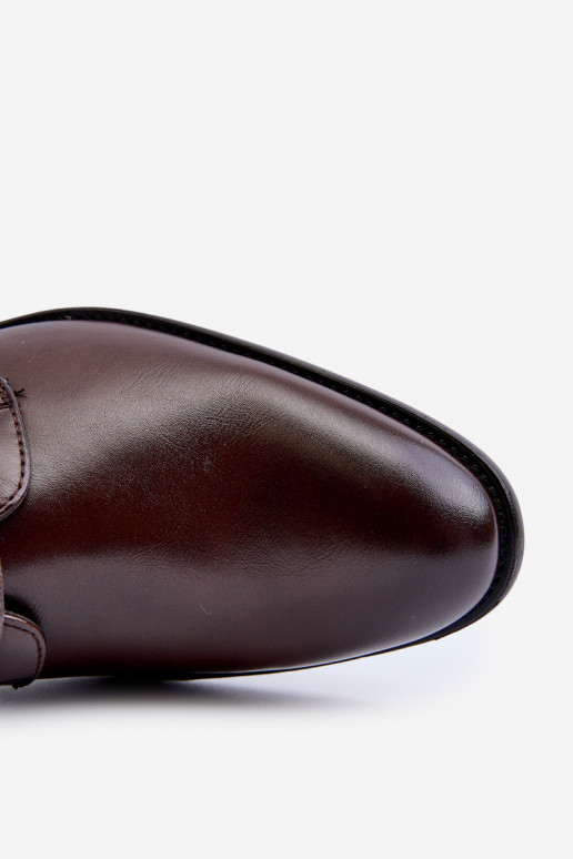 per uomo Stile elegante scarpe colore marrone Jenavee