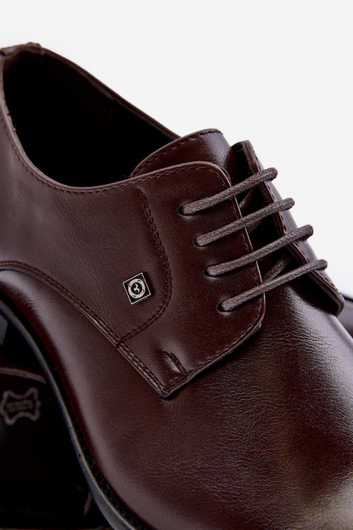 Scarpe eleganti da uomo marroni Jenavee