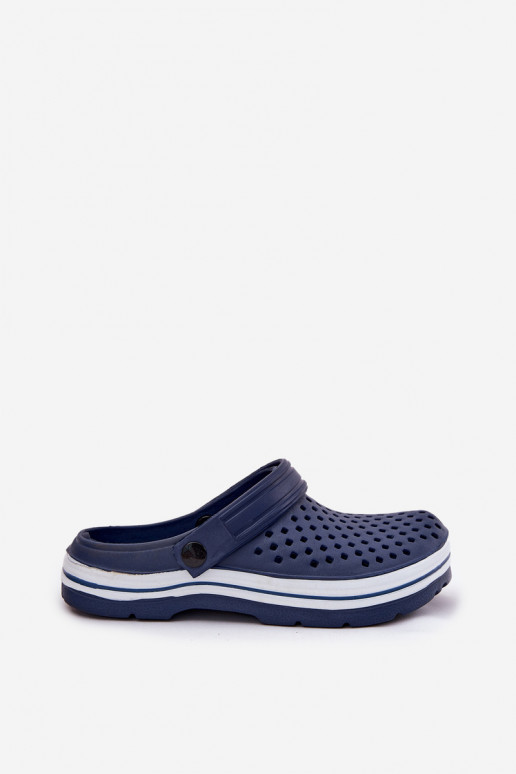 Pantofole in schiuma leggera Femminile blu scuro Ardanica