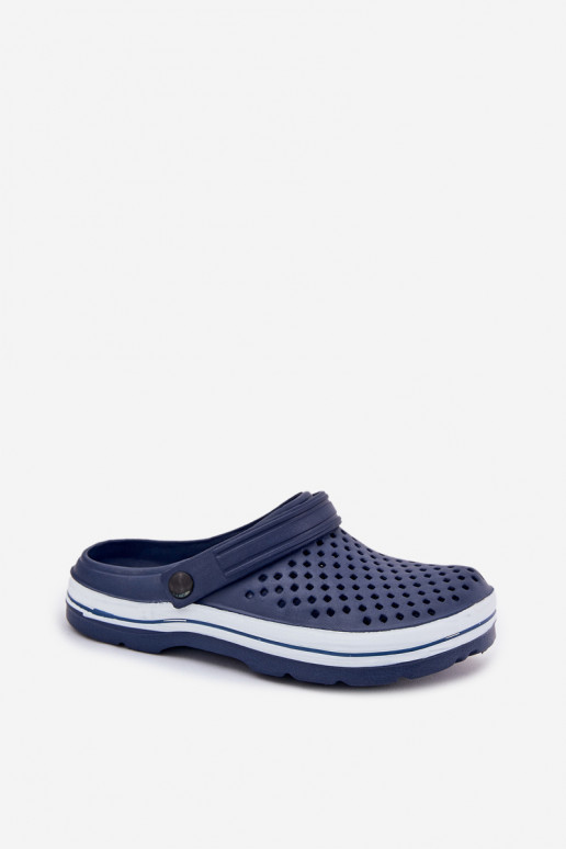 Pantofole leggere da uomo blu scuro Tai Turiravena