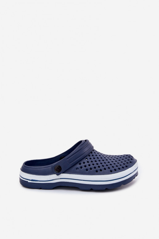 Pantofole leggere da uomo blu scuro Tai Turiravena