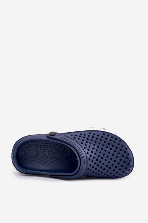 Pantofole leggere da uomo blu scuro Tai Turiravena
