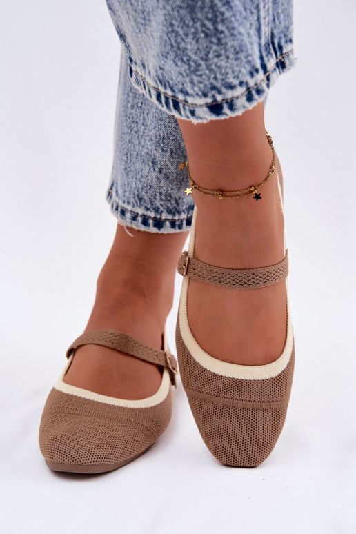 isoscele Ballerinegrigliago Deveterialeu colore marrone Zelisa