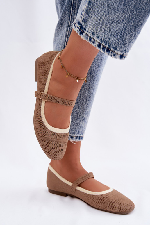 isoscele Ballerinegrigliago Deveterialeu colore marrone Zelisa