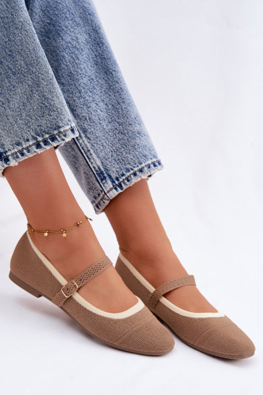 isoscele Ballerinegrigliago Deveterialeu colore marrone Zelisa