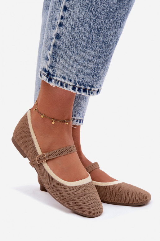 isoscele Ballerinegrigliago Deveterialeu colore marrone Zelisa