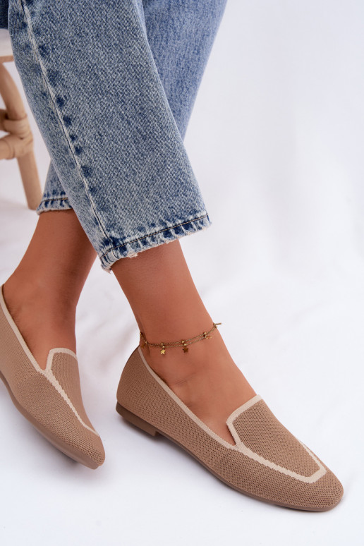 Mocassini in tessuto isoscele colore marrone Selisa