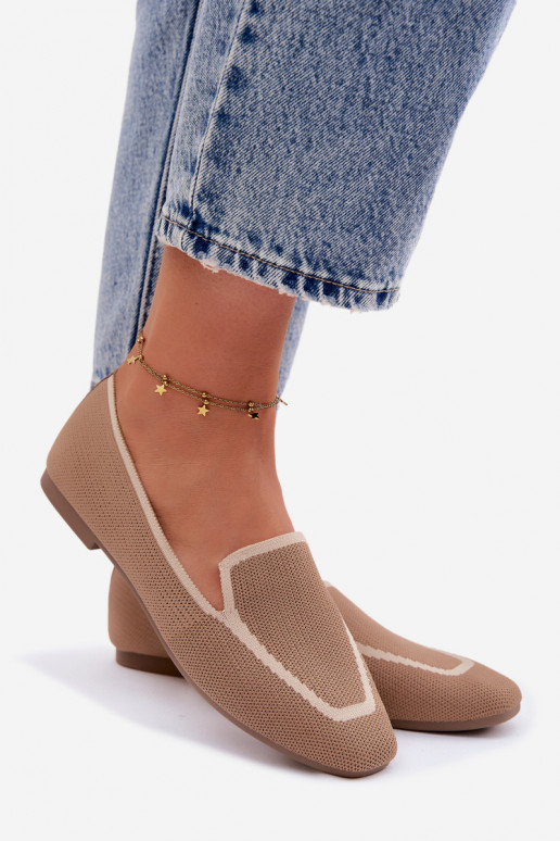 Mocassini in tessuto isoscele colore marrone Selisa