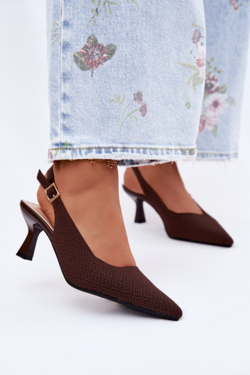  Sandali col tacco alto CzekoladoAe Delessa