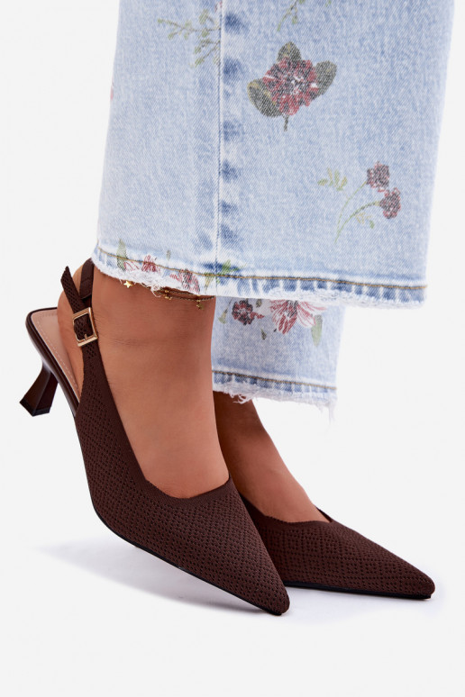  Sandali col tacco alto CzekoladoAe Delessa