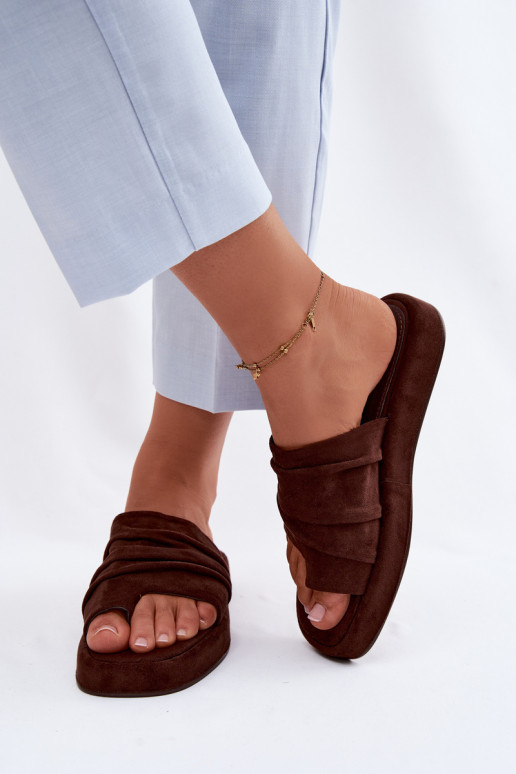 Pantofole da donna Con volant CzekoladoAe Gelmira