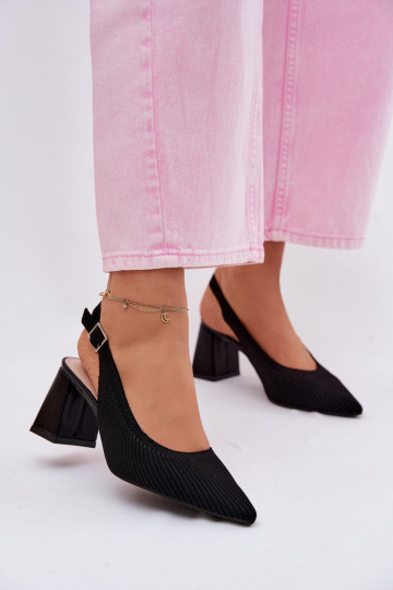  sandali con i tacchi colore nero Elissea 2