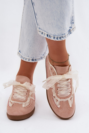 Sneakers rosa da donna con lacci Ilrene 2