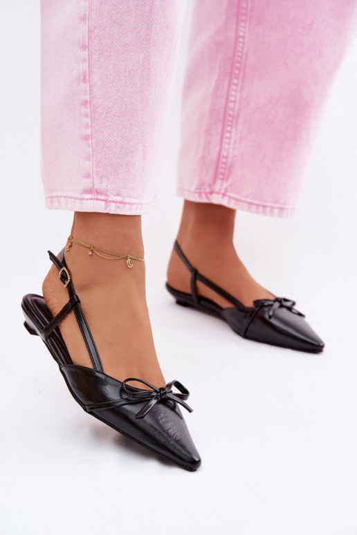 Sandali da donnaImitacji Skóry Con tacco basso colore nero Jelmera