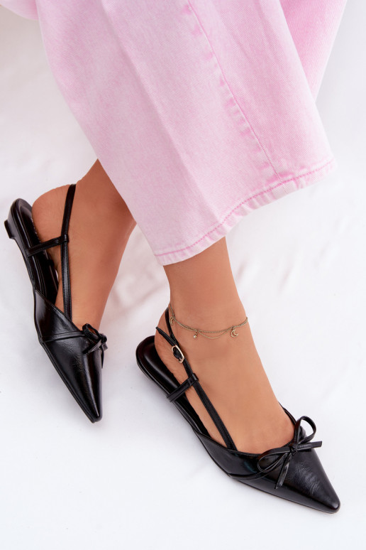 Sandali da donnaImitacji Skóry Con tacco basso colore nero Jelmera