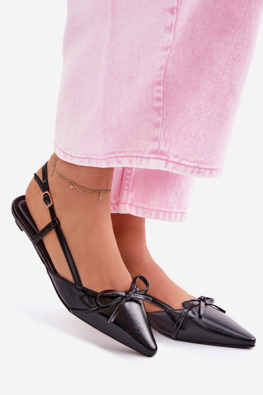 Sandali da donnaImitacji Skóry Con tacco basso colore nero Jelmera