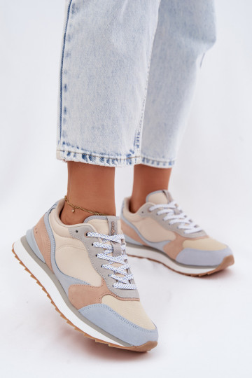 dalla pelle scamosciata Scarpe modello sneakers Femminile McArthur MA2512IN colore blu 2