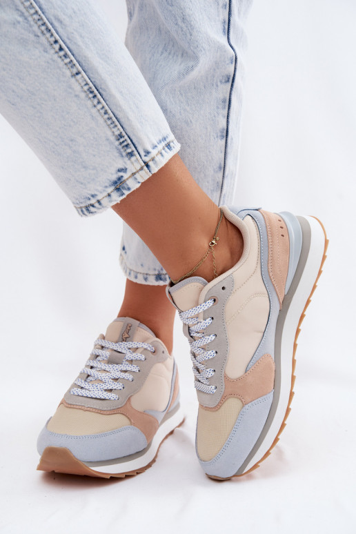 dalla pelle scamosciata Scarpe modello sneakers Femminile McArthur MA2512IN colore blu