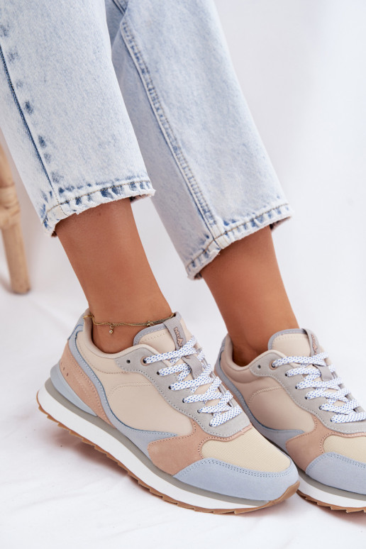 dalla pelle scamosciata Scarpe modello sneakers Femminile McArthur MA2512IN colore blu