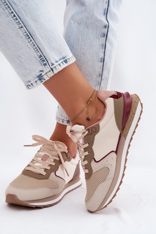 scarpe da ginnastica Scarpe modello sneakers Femminile McArthur MA257IN beige