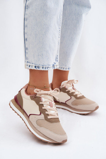 Scarpe sportive beige da donna McArthur MA257IN 2