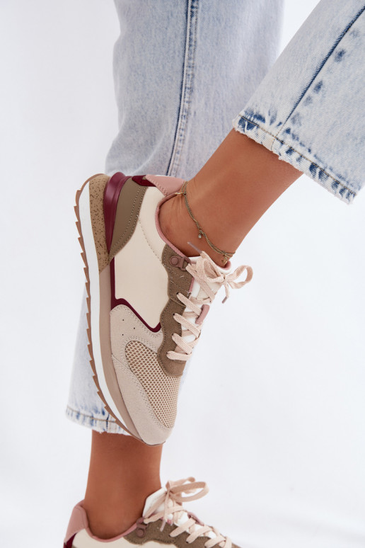 scarpe da ginnastica Scarpe modello sneakers Femminile McArthur MA257IN beige