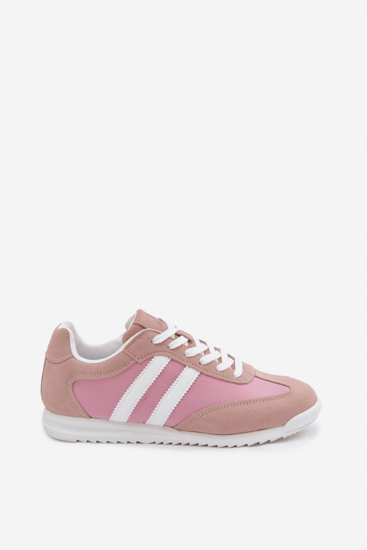 Scarpe sportive rosa da donna in camoscio McArthur MA258IN