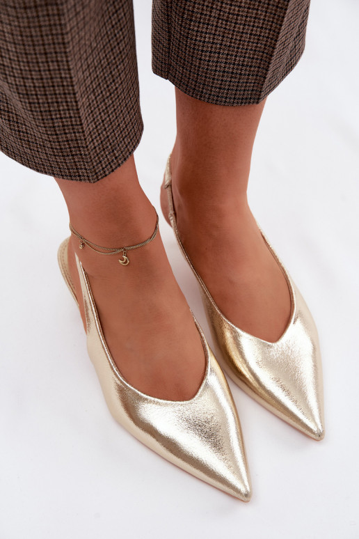 Sandali da donnaImitacji Skóry con i tacchi colore dorato Averelle