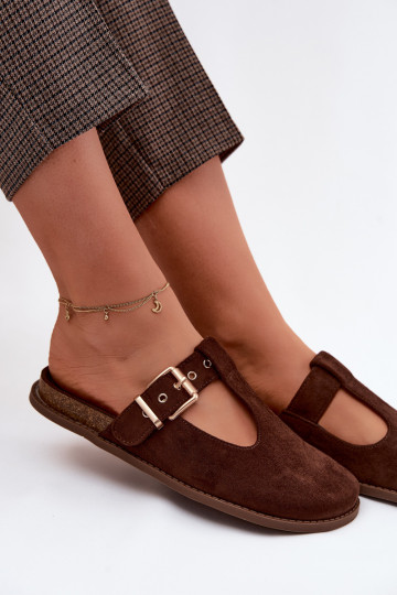 Infradito da donna in suede sintetico Czekolado Melvia