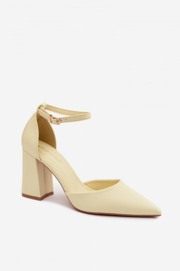 Scarpe con i tacchiImitacji Skóry colore giallo Selvra 2
