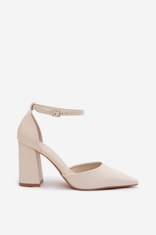 Scarpe con i tacchiImitacji Skóry colore avorio Selvra