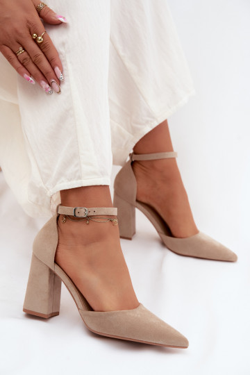 Scarpe con i tacchiImitacji dalla pelle scamosciatau beige Selvra