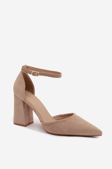 Scarpe con i tacchiImitacji dalla pelle scamosciatau beige Selvra 2
