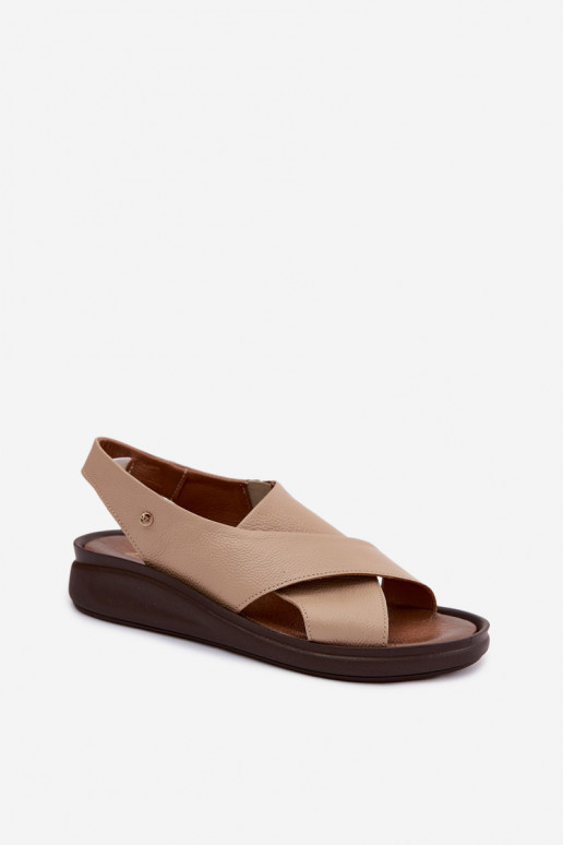 Sandali da donna Zazoo 40392 in cappuccino