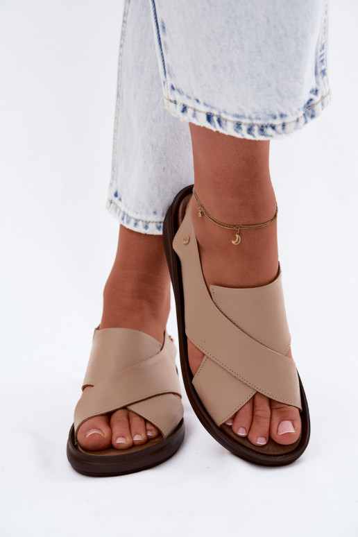 Sandali da donna Zazoo 40392 in cappuccino