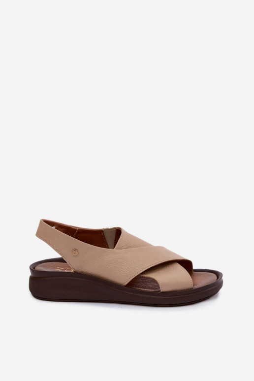 Sandali da donna Zazoo 40392 in cappuccino