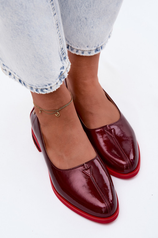 Ballerine verniciate Tai turiciejka K7463-23 bordeaux