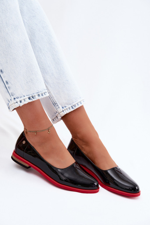 Ballerine verniciate Tai turiciejka K7463-01 nere