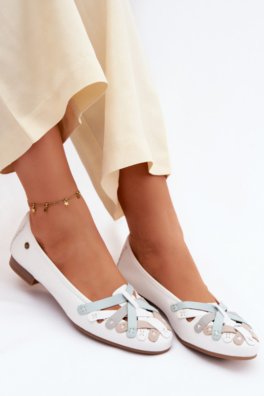 Ballerine Tai turiciejka P7542-11 bianche