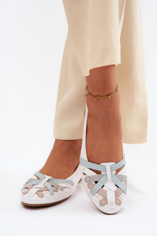 Ballerine Tai turiciejka P7542-11 bianche