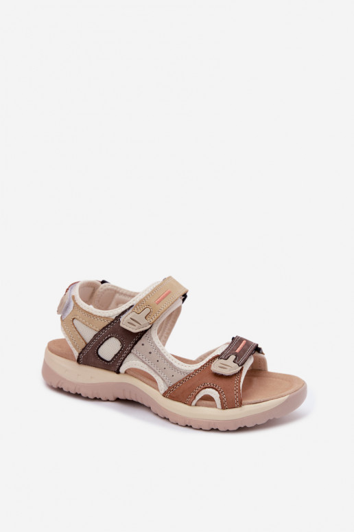 Sandali sportivi da donna in marrone Averine
