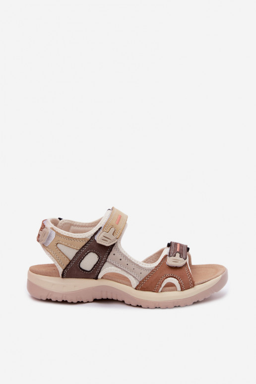 Sandali sportivi da donna in marrone Averine