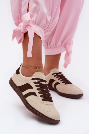 Scarpe sportive da donna in colore sabbia Lurea