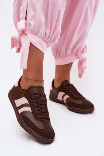 Scarpe sportive da donna in colore cioccolato Lurea 2
